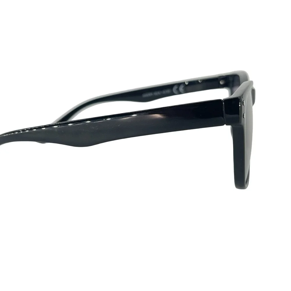 MeyeWear Avery BLK +2.00 Rectangular Sunglasses Readers Black/Gray 58-16-138